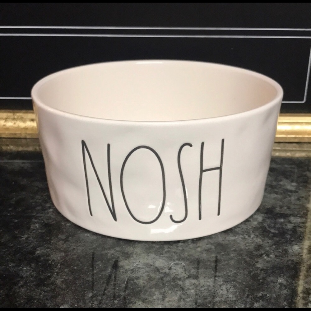 Rae Dunn NOSH Dog Bowl